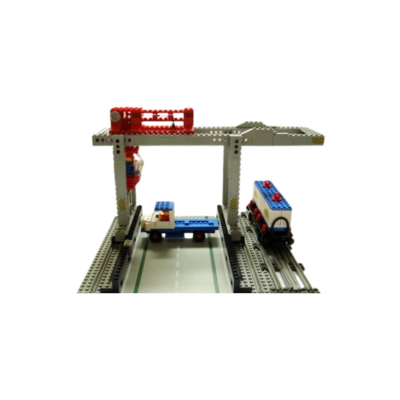 LEGO® 12V Vintage Zug – 7823 Schwerlast Kran für Kontainer| City