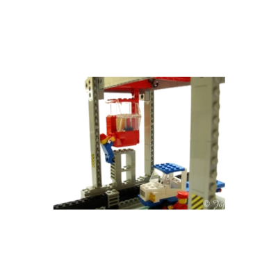 LEGO® 12V Vintage Zug – 7823 Schwerlast Kran für Kontainer| City