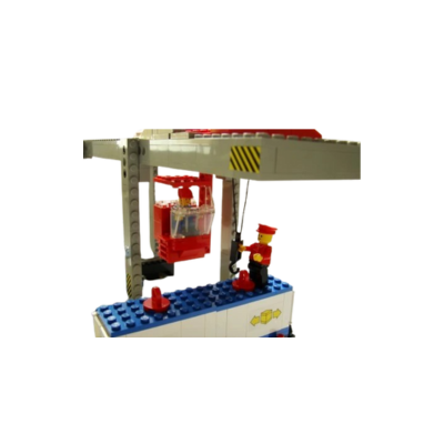 LEGO® 12V Vintage Zug – 7823 Schwerlast Kran für Kontainer| City