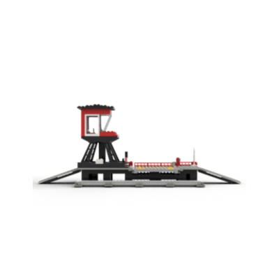 LEGO® 12V Vintage Zug – 7839 Auto Transport Bahnsteig | City