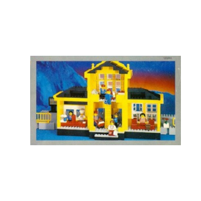 LEGO® 9V Vintage Zug – 4554 ikonischer Hauptbahnhof | City
