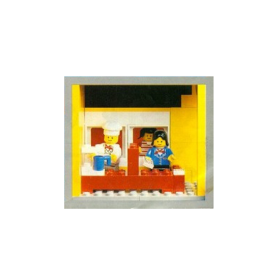 LEGO® 9V Vintage Zug – 4554 ikonischer Hauptbahnhof | City