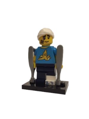 Lego Sammelfigur: verletzter Mann (Minifigurenserie 15)