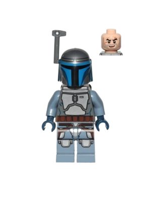 Lego StarWars: Jango Fett - Light Nougat Head, Smile
